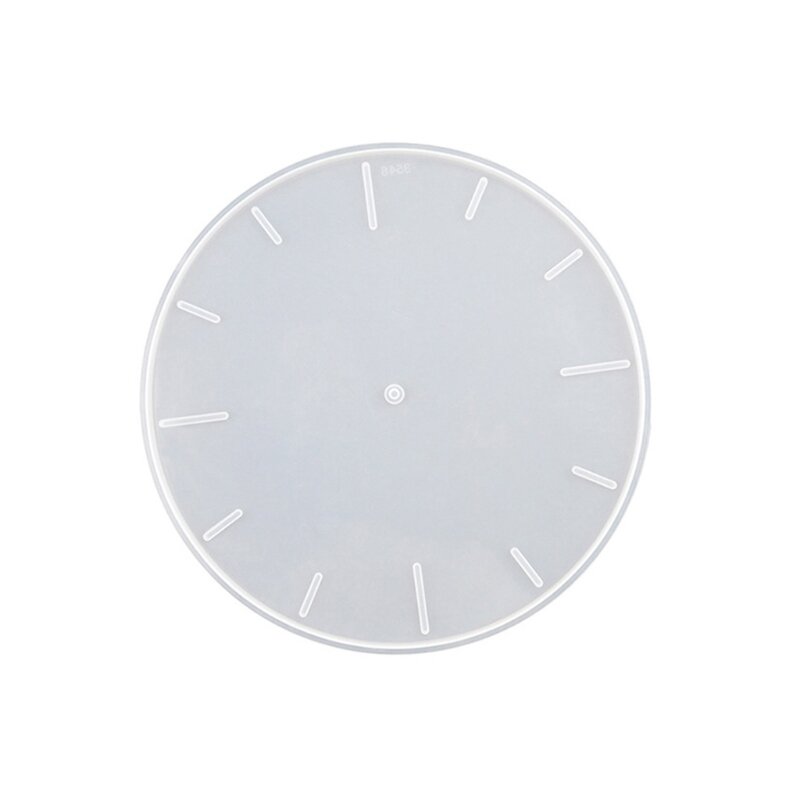 Clock Epoxy Mold for Resin Casting Clock Wall Decor Mould Number Clock Silicone Mold DIY Wall Hangings-Decor Mould