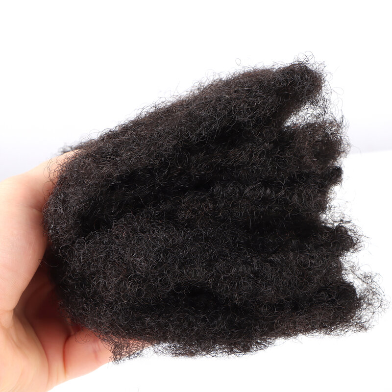 AHVAST-Cabello Humano Afro rizado a granel, venta al por mayor, pelo remy a granel, bollos de cabello humano para trenzado