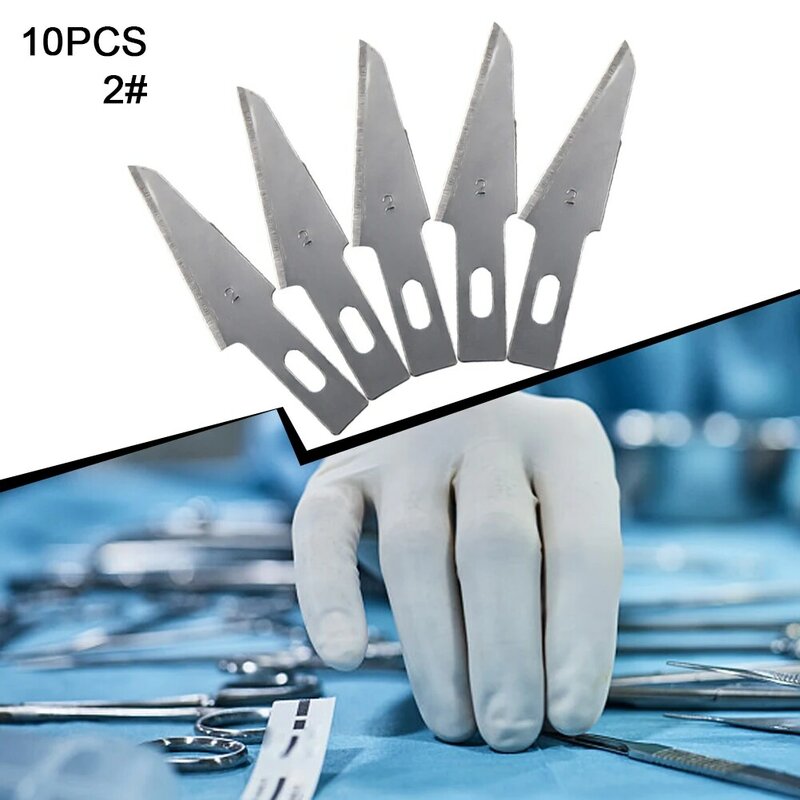 100pcs Blades Steel Engraving Knives Metal Cutter DIY Wood  Paper Plastic Leather Cloth PCB Carving Replacement Craft Hand Tool