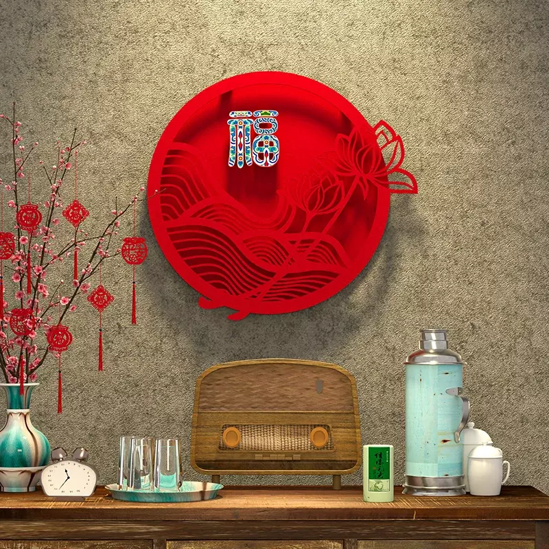 Podczas chińskiego nowego roku szczęśliwe drzwi zostaną wypełnione folią twórczy złoty na kuplety