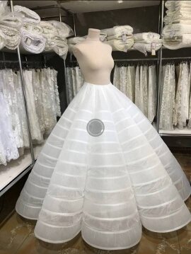 Enagua de crinolina para vestido de baile, ropa interior antideslizante para boda, en Stock, 878545