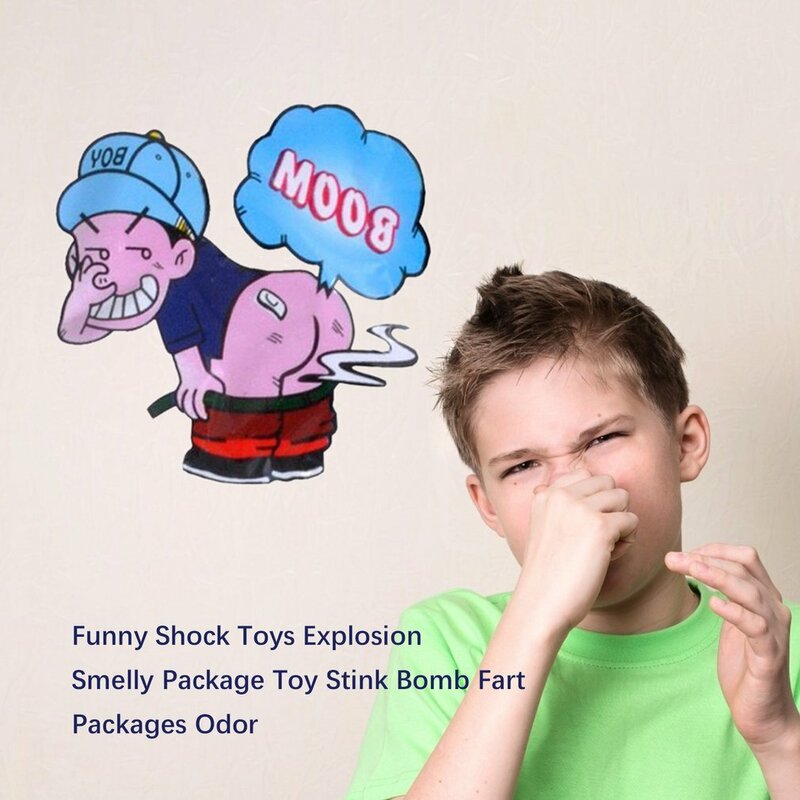 Funny Shock Toys Explosion śmierdzący pakiet cała zabawka dla ludzi śmierdząca bomba pierdnięcie pakiety zapach dla dzieci