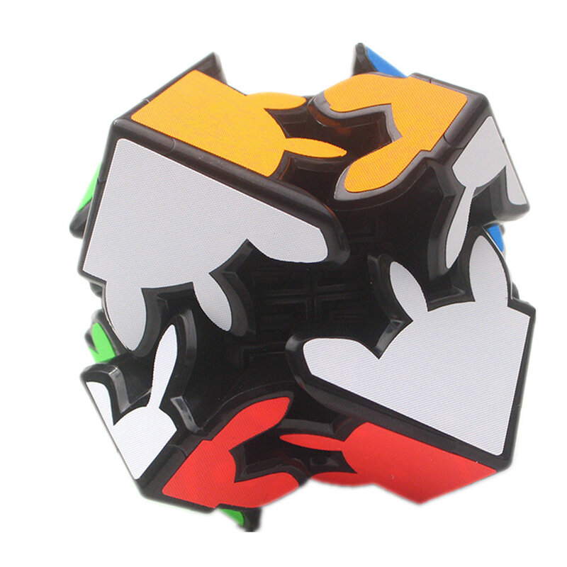 2x2 зубчатый куб, профессиональный куб, волшебный пазл, игрушка для детей, Подарочная игрушка для детей