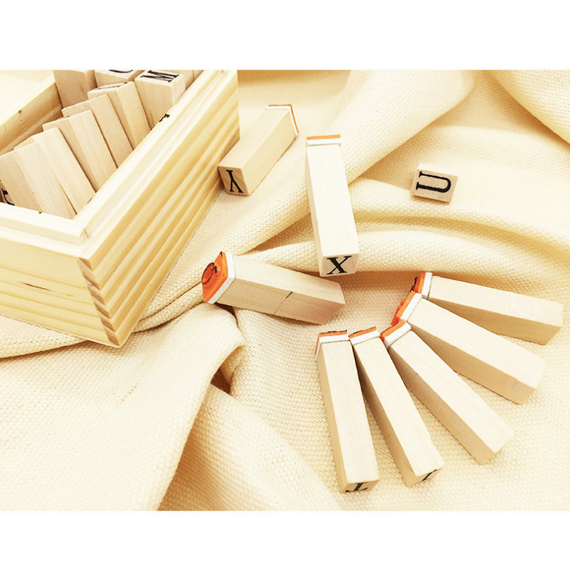 木製のマウントされたゴム製スタンプ,レターダイアリーカードの手工芸品,学生文房具