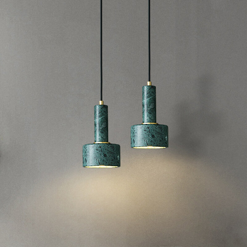 Скандинавский мраморный подвесной светильник, лампа для домашнего декора, прикроватная Подвесная лампа для столовой, спальни, отеля