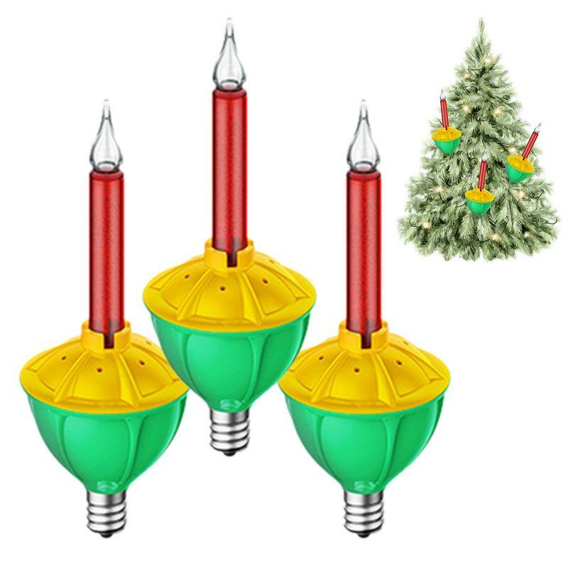 Ampoules à bulles de Noël à l'ancienne, lumières à bulles des scanner, remplacement multi-documents, lumières fantaisie, vacances traditionnelles, 3 pièces