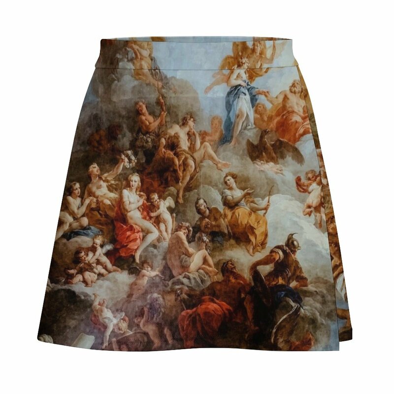Falda corta Versalles para mujer, minifalda elegante