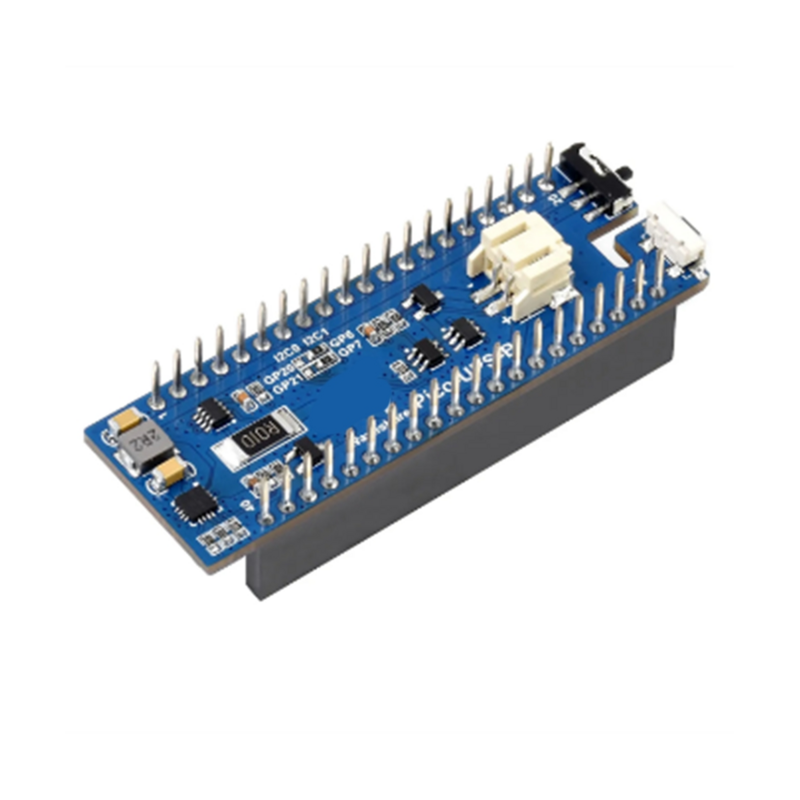 5V I2C UPS Module Uninterruptible Power Supply Expansion Board HAT Starter Kit for RPI Raspberry Pi PICO W WH RP2040