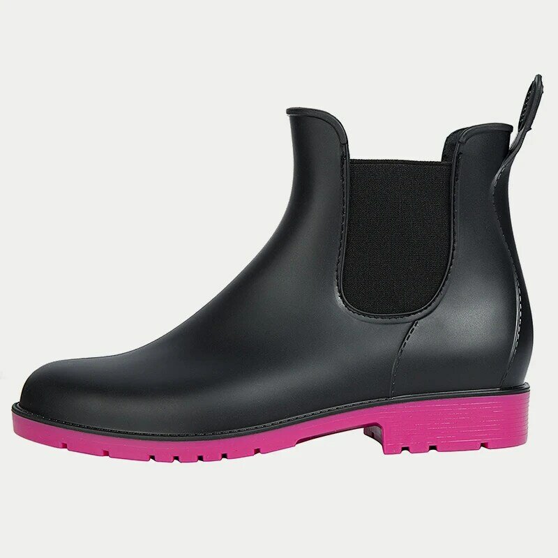 Bebealy летние женские короткие ботинки для дождя мягкие резиновые водонепроницаемые ботинки уличные модные Нескользящие ботинки для дождя 2024