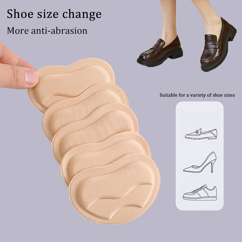 Sepatu olahraga baru stiker pelindung tumit anti-aus bantalan kaki tumit sol dalam pereda nyeri ukuran sepatu dapat diatur sisipan belakang berperekat
