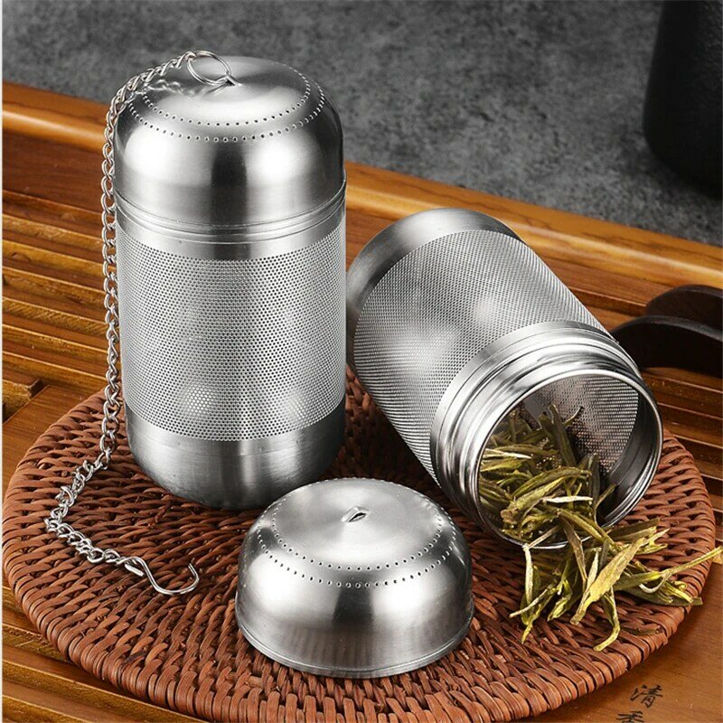 Tea Strainer Stainless Steel Tea Infuser Tea Leaves Spice Seasoning Ball Strainer Teapot Fine Mesh Coffee Filter Teaware