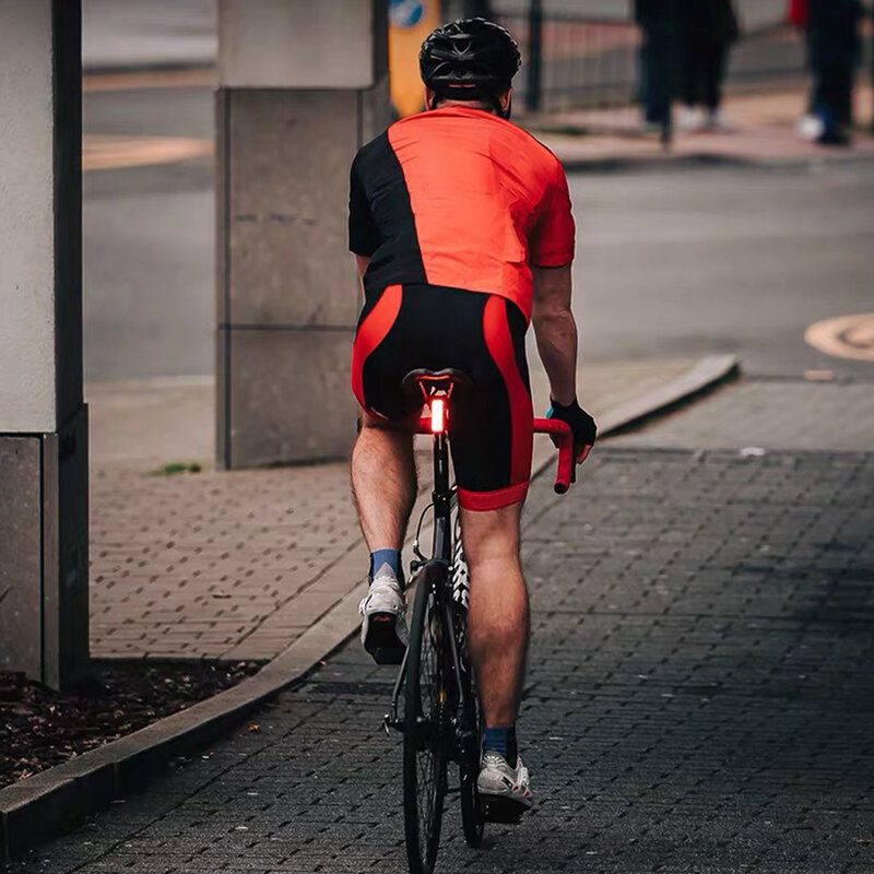 ABS fanale posteriore per bicicletta Display di alimentazione staccabile fanale posteriore per bici ad alta trasparenza strumenti di avvertimento accessori SEEMEE 200