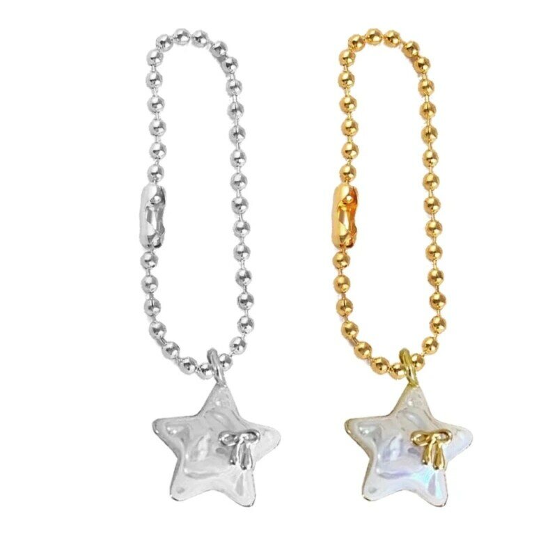 Мини-звезда из сплава, очаровательное шикарное подвесное украшение со звездой, универсальные подвесные аксессуары