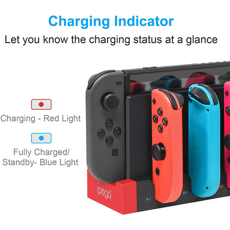 Voor Nintendo Switch Vreugde Con Controller Charger Dock Stand Station Houder Schakelaar Ns Vreugde-Con Spel Ondersteuning Dock Voor opladen