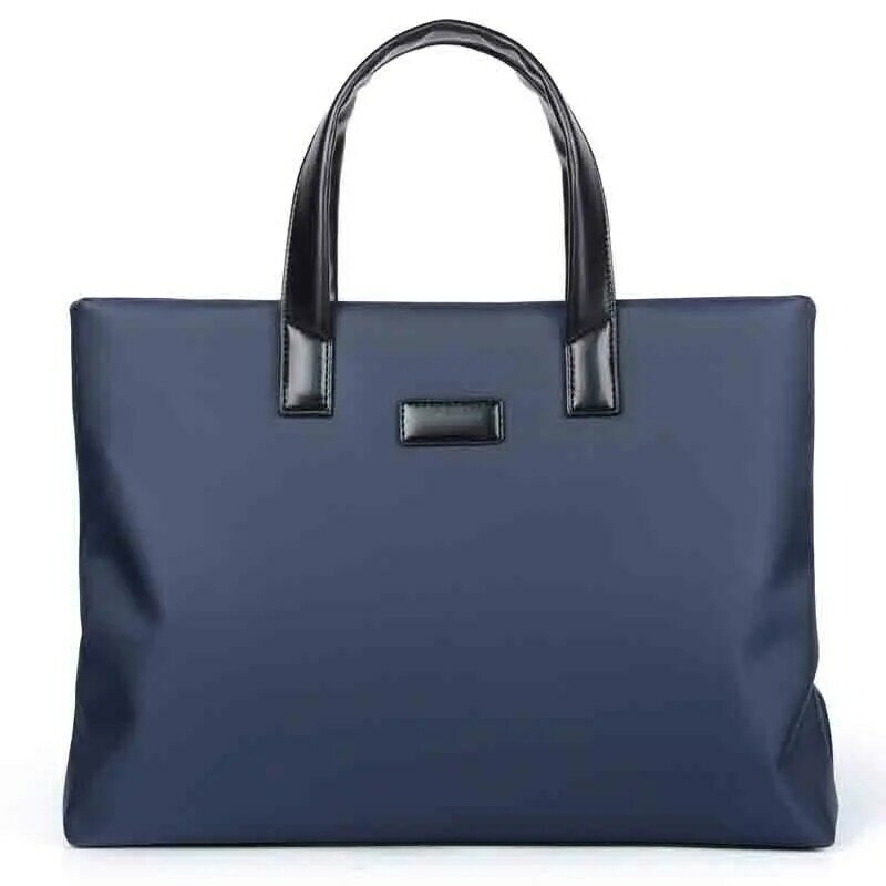 Men's Portable Briefcase 2023 New Casual Horizontal Zipper Solid Color Men's Bag Men's Business Conference Handbag T139