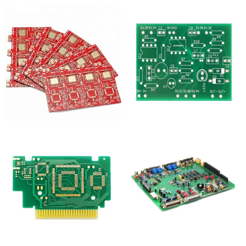 Placa de circuito impreso de muestra personalizada, fabricante de fabricación, ensamblaje SMT, máscara pelable DIP, PCB FR4 94V0