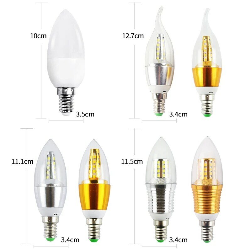 Lampu Sorot Lilin 220V LED KOB Keramik Mini Dapat Diredupkan 2 Buah Lampu Led 5W 6W 7W 9W Lampu Sorot Lampada Ampul Bombilla