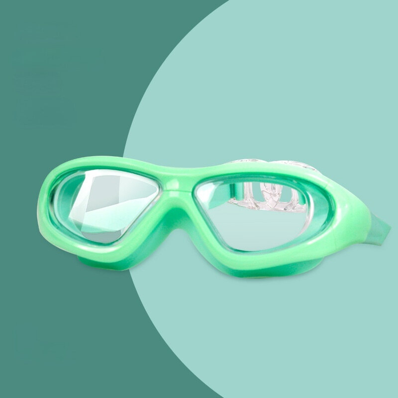 2022แว่นตาเด็กชายกันน้ำและ Anti-Fog HD ว่ายน้ำแว่นตาใหญ่กล่องหมวกว่ายน้ำว่ายน้ำแว่นตาชุดเด็ก
