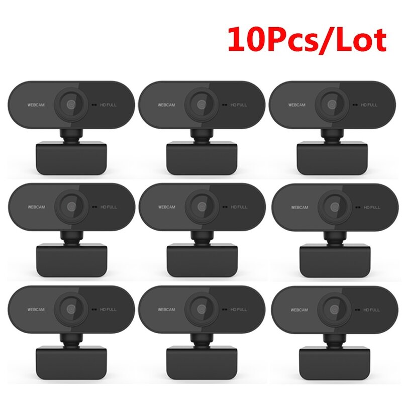 New Dropshippg Webcam 1080P HD Web Camera With Microphone USB Web Cam For PC Computer Mac Laptop Live Broadcast Skype Mini