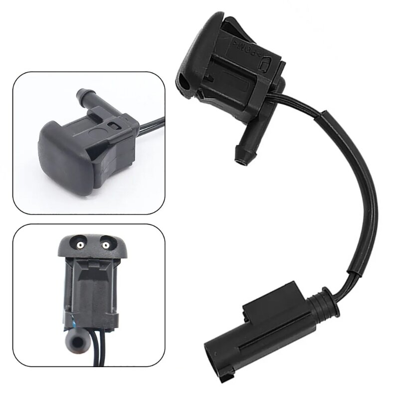 Compatible for E39 528iI 61668361039 Car Front Windshield Glass Window Heated Washer Nozzle Water Jet Accessories