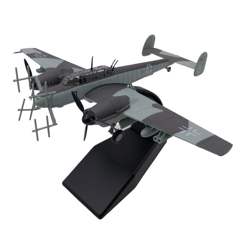 Model pesawat BF-110, ornamen simulasi rumah tangga hadiah koleksi paduan