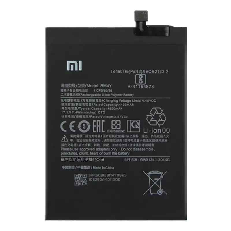 Bateria BM4Y para Xiaomi Poco F3, Baterias em Estoque + Ferramentas, 100% Original, 4520mAh, Redmi K40 Pro, K40Pro, 2020