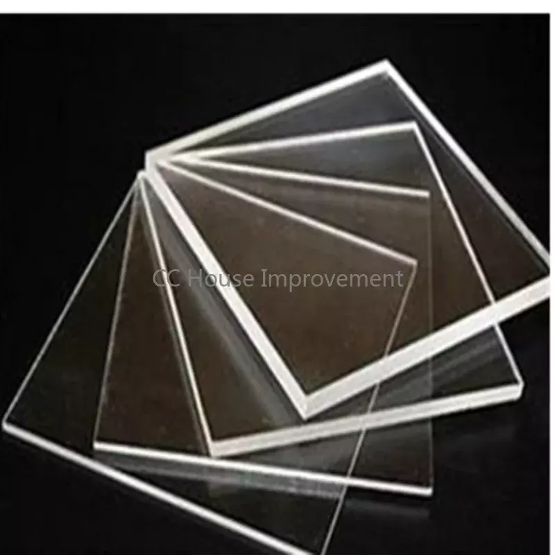Прозрачный акриловый лист 50 мм * 50 мм * 6 мм, прозрачная пластиковая плата для рамки картин, замена стекла, проект, картина