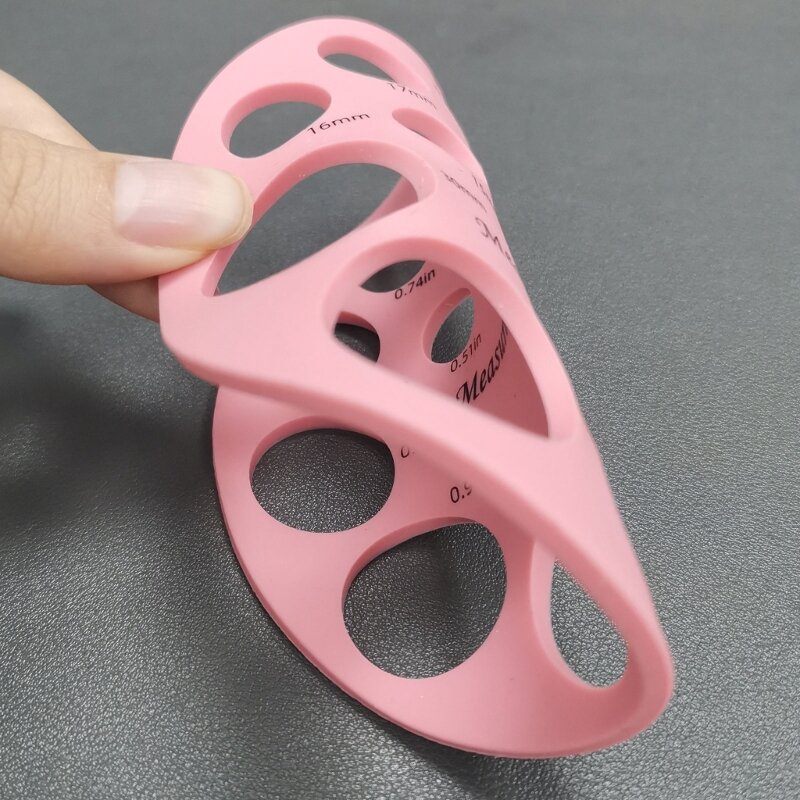 Silicone Nipple Measuring Card Breast Pump Flange Circle Ruler Sizing Tool Efficient Breast Feeding Supply Accessories
