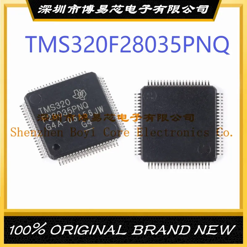TMS320F28035PNQ 패키지 LQFP-80 새로운 원래 정품 마이크로 컨트롤러 IC 칩