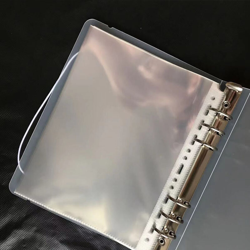 20pcs A5 B5 Binder Sleeves Inner Pages File Holder Standard Storage Bag Collection Organizer Photocard Loose Leaf Pouch Document