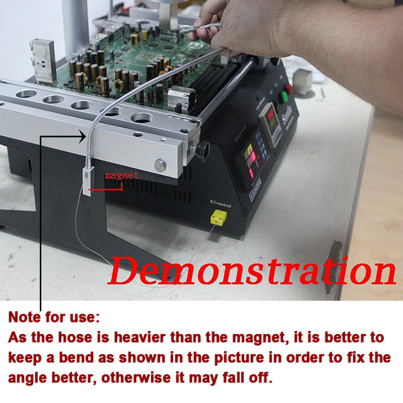 Omega K Tipo TC Magnet Sensor termopar, Temperatura Wire Holder Jig para a estação de retrabalho BGA, IR6500, R392, LY-TS1