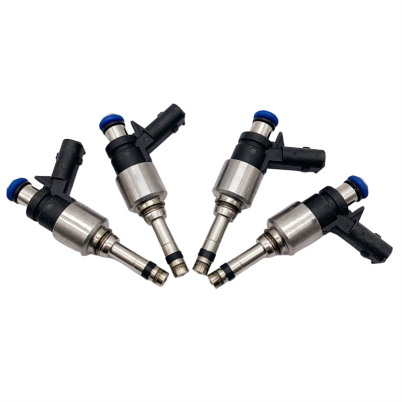 4 buah bagian mesin otomatis injektor bahan bakar Injector untuk 2017 2018 Hyundai Elantra 1.4L