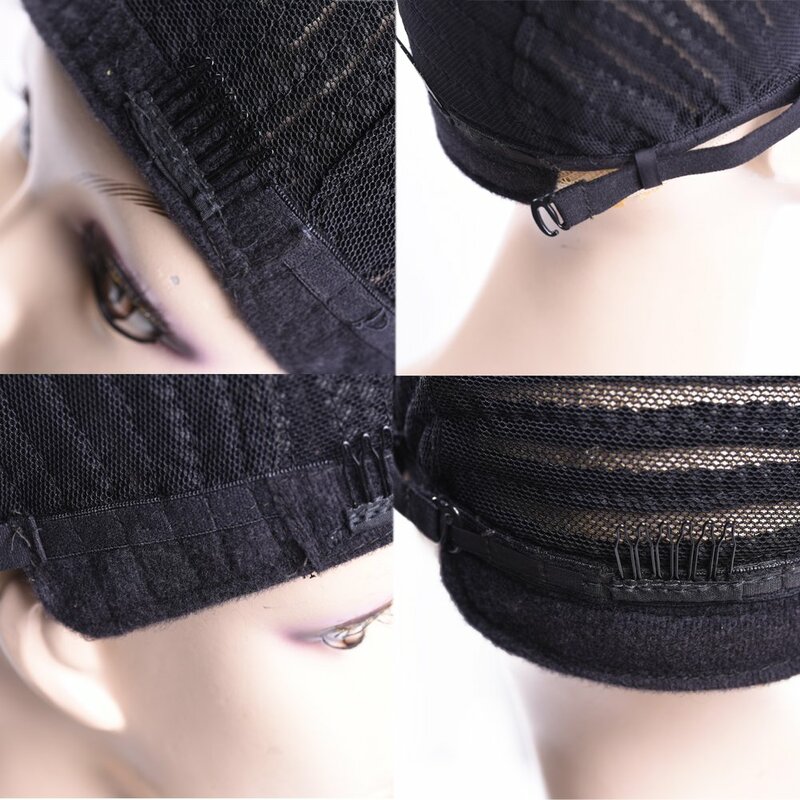 Exquisite braided wig cap crochet corn hat easy to sew hat used to make wigs without glue hair mesh crochet wig cap