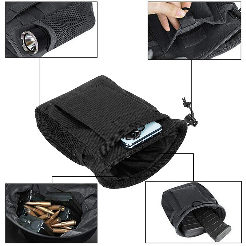 Регулируемый военный универсальный Пояс, поясная сумка-Кобура на бедрах, тактическая сумка на шнурке с завязками, сумка для магазина, сумка для сброса, уличная сумка для боеприпасов