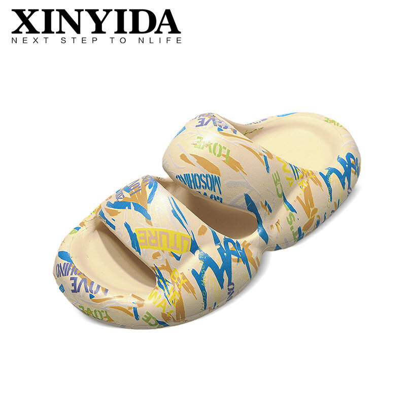 Sandales de plage légères et respirantes pour l'été, pantoufles YZY, grande taille 36-45, nouvelle collection