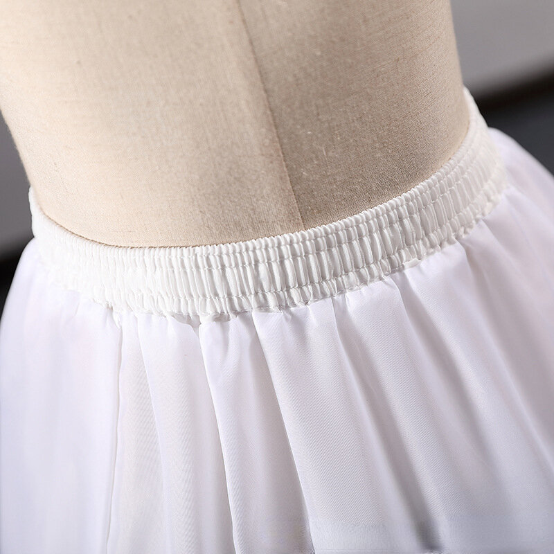 Children's Bustle Single Steel Ring Short Slip Dress