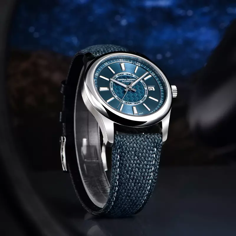 PAGANI DESIGN-Relógios de pulso mecânicos masculinos, relógio automático de luxo superior, couro safira espelho, relógios esportivos NH35A, 2022