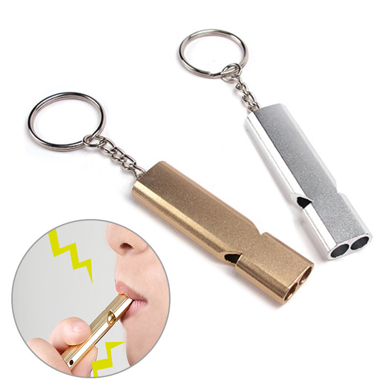 Mini Emergency Survival Whistle, Ferramenta de Sobrevivência, Durável, Compacto, Treinamento, Chaveiro, Caça Acessório