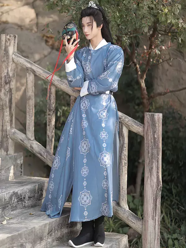 Hanfu Men Tang Dynasty Cosplay Ancient Chinese Clothing Improved Robe Traditional Hanfu Clothes Stage Costume Hanfu