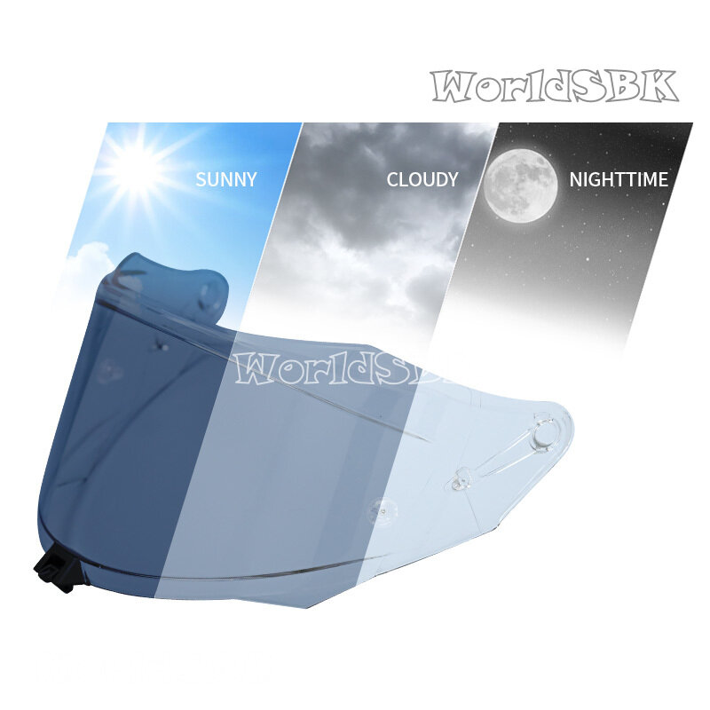 Photochromic Visor for KYT R2R Helmet Shield Uv Cut Casco Moto Face Shield Visera Windshield