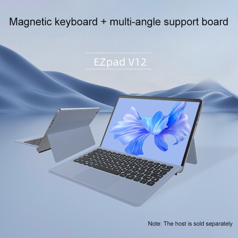 Jumper Teclado Tablet Docking Magnético, Teclado EZpad V12