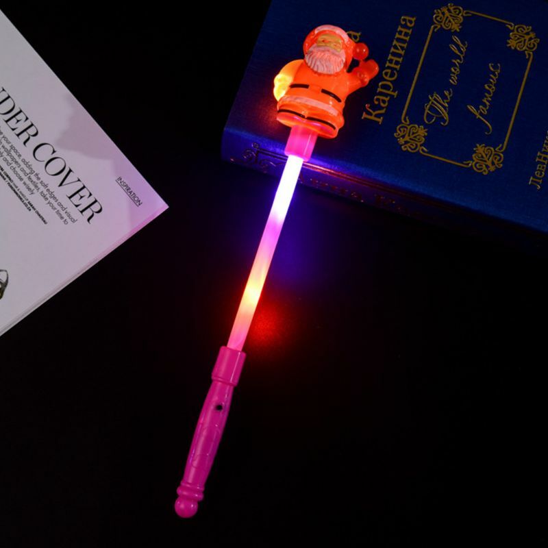 Светодиодные мигающие ручные игрушки Палка снеговика для игры в темноте Блестящие детские ночные игрушки