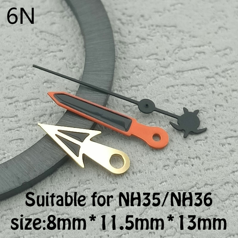 NH35 стрелки розовые золотые серебряные золотые черные часы стрелки для NH34 NH35 NH36 NH38 NH70 7S26 4R35 4R36 механизм зеленый светящийся
