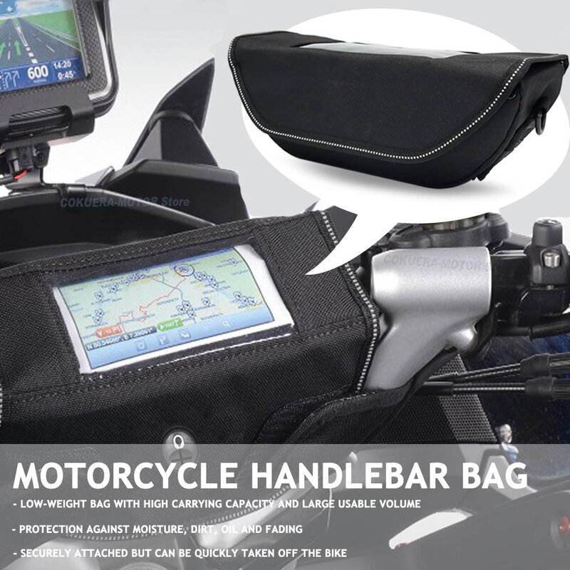 Bolsa de almacenamiento para manillar de motocicleta, bolsa impermeable y a prueba de polvo para Yamaha Tenere 700 Tenere700 TENERE 700