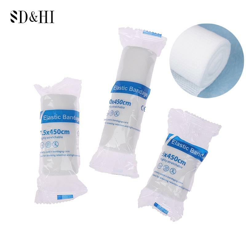 1 rotolo PBT benda elastica Skin Friendly Kit di pronto soccorso traspirante garza medicazione per ferite benda medica per cure di emergenza infermieristiche