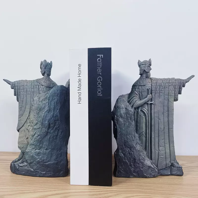 Figuras de acción de The Argonath Anarion, estatua de Puerta de los Reyes, modelo de colección, decoración de estanterías para el hogar, 26cm