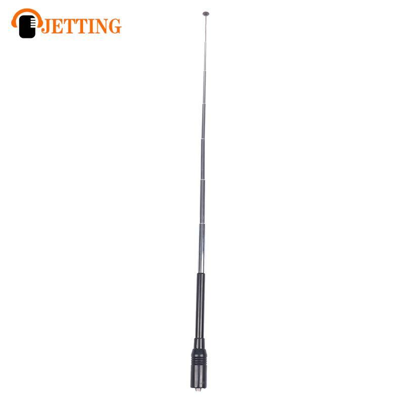 Antena telescópica portátil para BAOFENG, UV-5R, 82, B5, B6, 888S, NA-773, SMA-F, UHF + VHF
