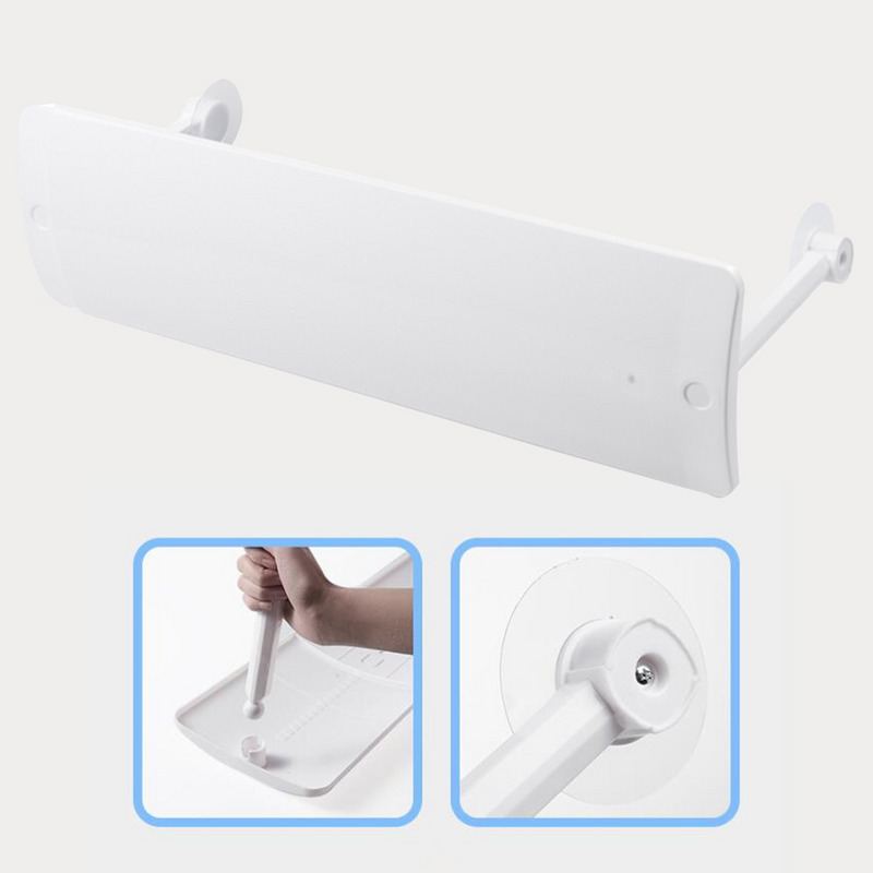 Defletor ajustável do condicionador de ar drop-proof, pára-brisa para Home Office, PP
