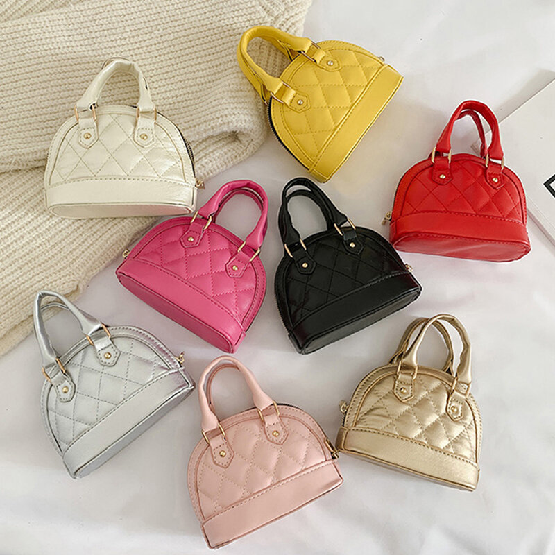 Mode elegante Umhängetaschen Leder Umhängetasche Handtasche für Baby Mädchen Geburtstags geschenke Mädchen neue Taschen