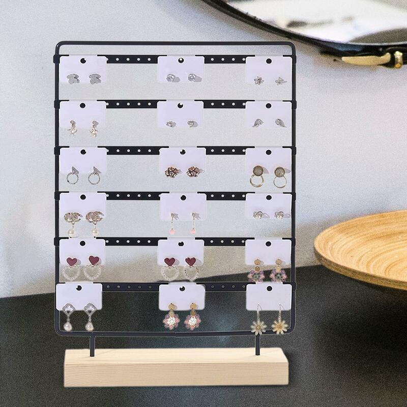 Jewelry Organizer Multifunctional Earring Display Stand for Desktop Dresser Multi Tiers Jewelry Storage Rack for Women Girls